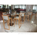 New china products quality veneer solid wood leg bar stool